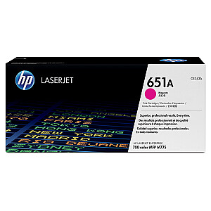 Оригинальный лазерный картридж HP LaserJet 651A, пурпурный