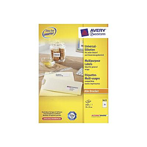 Avery Zweckform, Labels Avery 70 x 35mm A4 (3422)