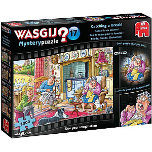 Jumbo Wasgij Mystery 17 Friede, Freude, Eierkuchen 1000 Teile Puzzle (19175)