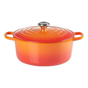 Жаровня Le Creuset Signature, круглая, 22 см, красная для духовки (21177220902430)