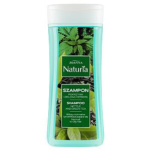 JOANNA Naturia šampūns ar nātru un zaļo tēju normāliem un taukainiem matiem 200ml