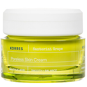 KORRES Santorini vīnogu poru attīrošais krēms, 40 ml