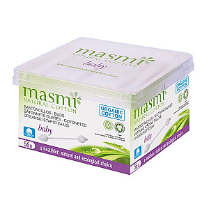 Детские амбушюры MASMI Natural Cotton из натурального хлопка 56 шт.