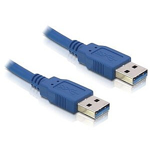 USB 3.0 atbloķēšanas kabelis, tēviņš A -> vīrs A, 1 m