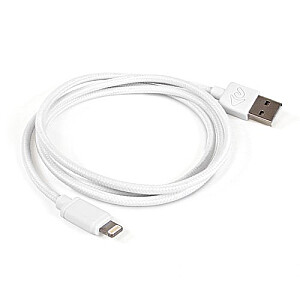 VNK Prem. USB pīts - Lightning 1.0m - balts