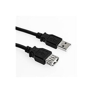 Pagarinātāja kabelis Sharkoon USB 2.0 melns 3.0m