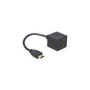 DELOCK Adap HDMI plug 2x HDMI jack