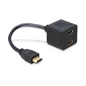 DELOCK Adap HDMI plug 2x HDMI jack