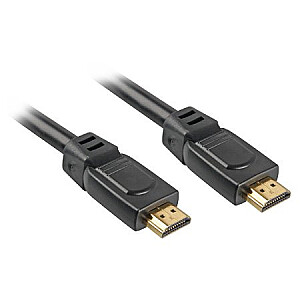 Adapteris Sharkoon HDMI -> HDMI melns 10m