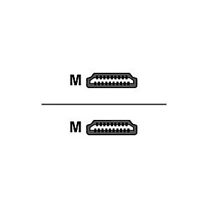 Adapteris Sharkoon HDMI -> HDMI melns 1.0m