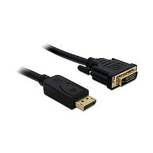 DELOCK Cable Displayport>DVI 24+1 m/m 1m