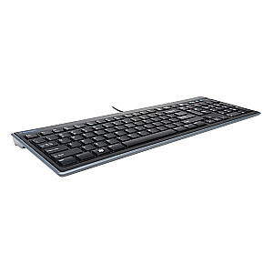 Kensington Slim Type Keyboard, Black U - K72357DE - DE