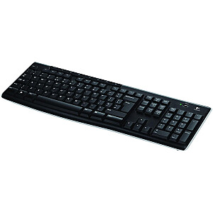 Tastatūra Logitech WL K270 melna USB