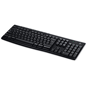 Tastatūra Logitech WL K270 melna USB