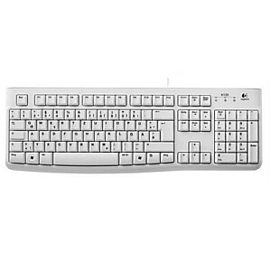 Tastatūra Logitech K120 OEM balta USB