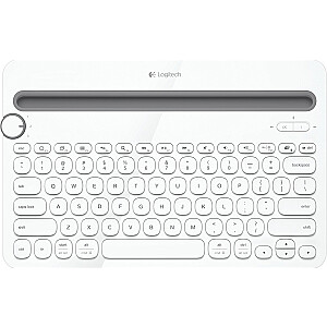 Logitech K480 KB Bluetooth daudzfunkcionāla ierīce, balta - DE