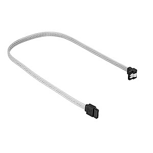 Угловой кабель Sharkoon SATA III белый - 60 см