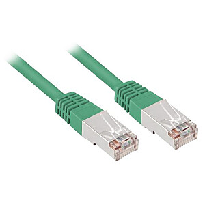 Кабель Sharkoon RJ45 CAT.5e SFTP - зеленый 1,5м