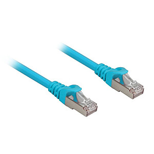 Tīkla kabelis Sharkoon RJ45 CAT.6a SFTP LSOH zils 0,50m - bez halogēna