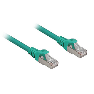 Сетевой кабель Sharkoon RJ45 CAT.6a SFTP LSOH зеленый 5,0м - без галогенов