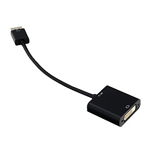 Sharkoon DisplayPort 1.2 uz DVI24+1 adapteris - 0,15 m - melns