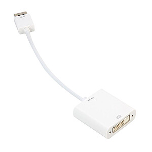 Переходник Sharkoon DisplayPort 1.2 на DVI24+1 — 0,15 м — белый