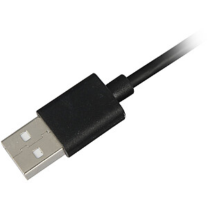 Sharkoon USB 2.0 A–USB C adapteris — melns — 1 m