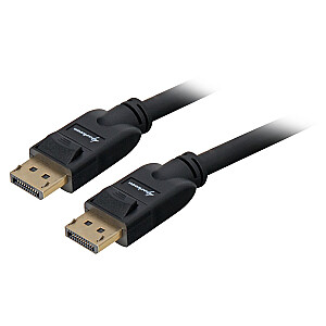 Кабель Sharkoon Displayport 1.3 4K — черный — 1 м