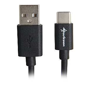Адаптер Sharkoon USB 2.0 A — USB C — черный — 0,5 м