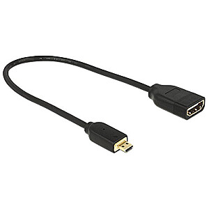 DeLOCK mikro HDMI — HDMI St-Bu 20 см 4K