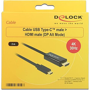 DeLOCK C — HDMI 4K St-St 2 м
