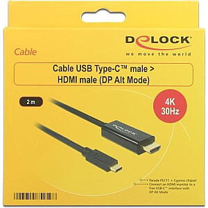 DeLOCK C — HDMI 4K St-St 2 min