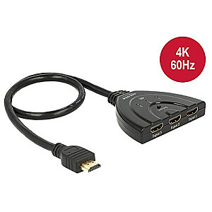 Sadalītājs DeLOCK 1xHDMI in>3xHDMI 4K