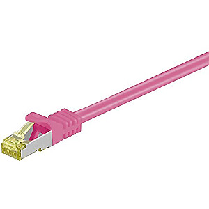 goobay SFTP patch cable m.Cat7 rozā 0,25m - LSZH, Purple