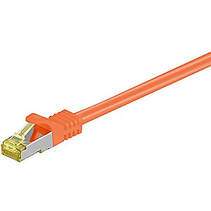 goobay SFTP ielāpu kabelis m.Cat7 oranžs 0,25 m - LSZH