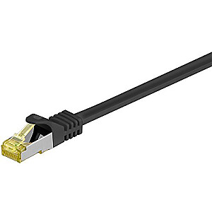 goobay SFTP patch cable m.Cat7 melns 7.50m - LSZH