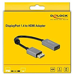 DELOCK Active DisplayPort 1.4 to HDMI