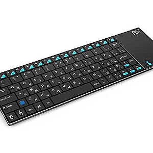 DE Layout — клавиатура Logitech WL Touch Keyboard K400 Plus, черная U — 920-007127