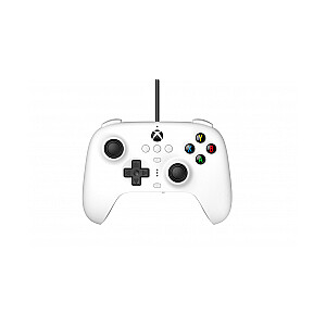 8BitDo Ultimate Wired priekš Xbox, spēļu pults — balts