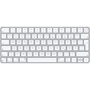 DE izkārtojums — Apple Magic Keyboard ar Touch ID, tastatūra (sudraba/balta, Mac ar Apple mikroshēmu)