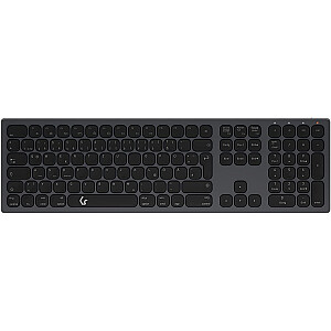 DE Layout — KeySonic KSK-8023BTRF, клавиатура (антрацит/черный, мембрана X-типа)