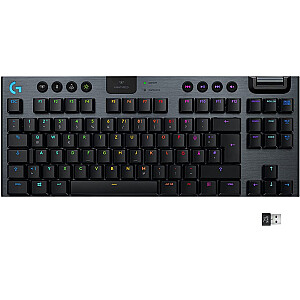 Раскладка DE — Logitech G915 TKL, игровая клавиатура (черная, GL Tactile, LIGHTSPEED)