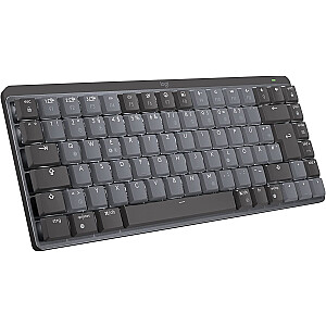 Компоновка DE — Logitech MX Mechanical Mini, клавиатура (светло-серая/темно-серая, тактильные переключатели, Logi Bolt, Bluetooth)