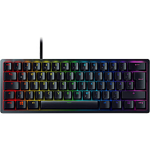 Раскладка DE — Razer Huntsman Mini, игровая клавиатура (черная, Razer Linear Optical (красная))