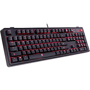 Раскладка DE - Tt eSPORTS Meka Pro Gaming, игровая клавиатура (черная, Cherry MX Blue)