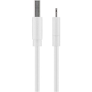 goobay Lightning - USB-кабель для зарядки и синхронизации (белый, 50см)