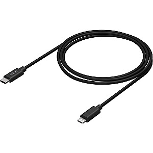 Ansmann USB-C Lightning datu un uzlādes kabelis, 1,2 metri (melns)