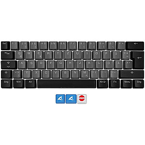 Sharkoon SKILLER SAC20 S4, колпачки для клавиш (черный, 61 шт., раскладка ISO (DE), для SKILLER SGK50 S4)