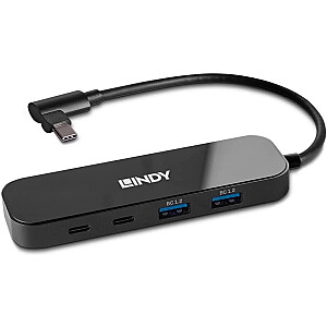 Lindy 4-портовый USB 3.2 Gen 2 Type C Hub, USB-концентратор