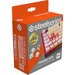 SteelSeries PrismCaps, колпачок клавиатуры (белый/прозрачный, раскладка DE)